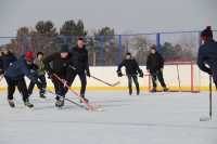 На Шмаковском льду юные хоккеисты